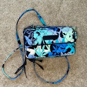 Vera Bradley cross body wallet purse